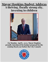 Mayor Hopkins Delivers FY26 Budget Address Before City Council